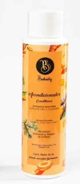 Acondicionador de cúrcuma, zanahoria y miel — producto Bahaily