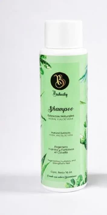 Shampoo de nopal y aloe vera — producto Bahaily
